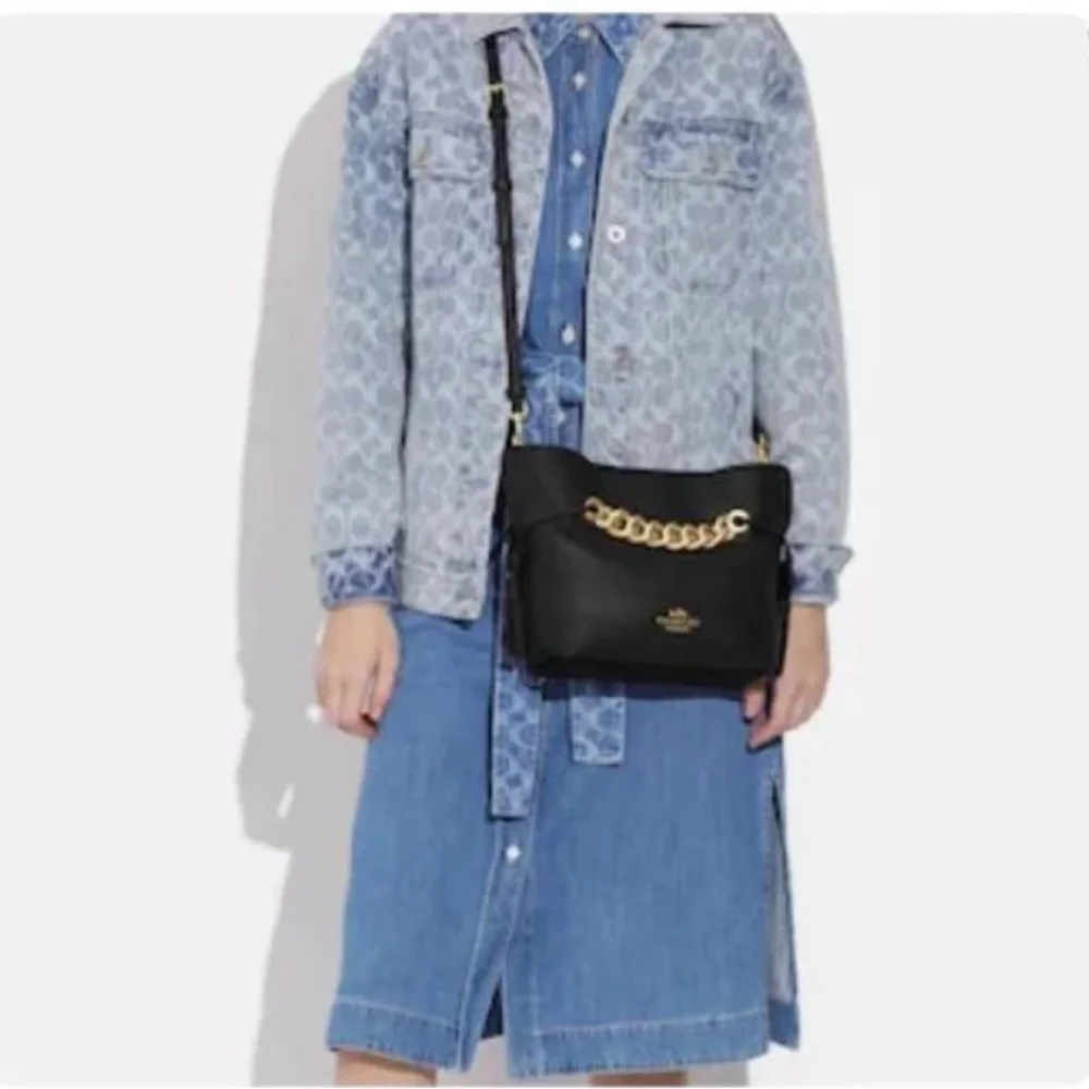 🌟NEW🌟 AUTHENTIC COACH Andy Chain Crossbody